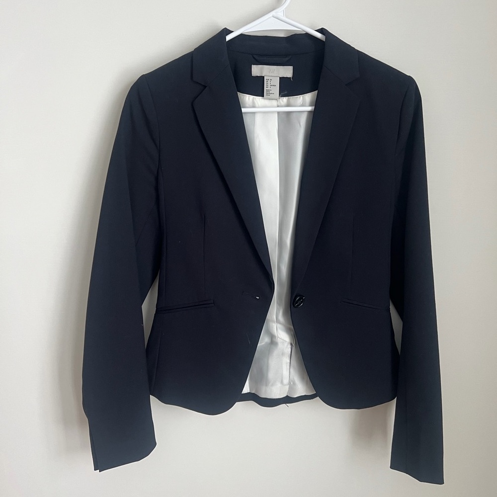 H&M Navy Blue Blazer